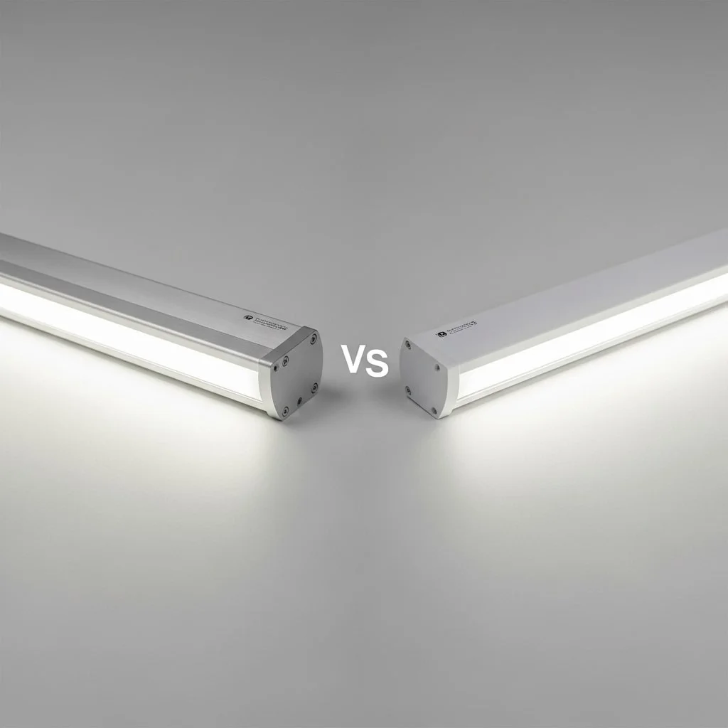 چراغ خطی آلومینیومی بهتر است یا پلاستیکی؟